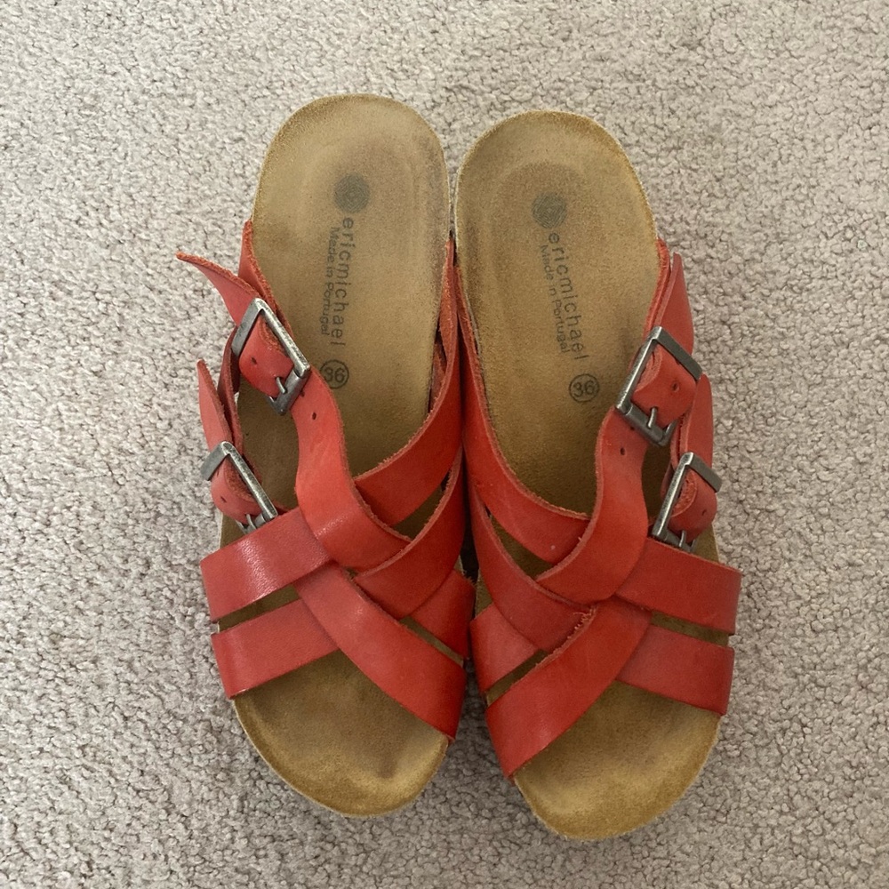 Eric Michael Wedge Sandals - Picture 5 of 7